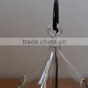 Handblown Clear Glass Vase thumbnail-2