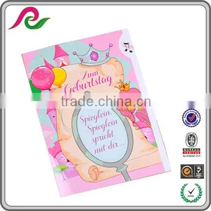 Folded Holiday Music Greeting Card for Promotion, Sound Paper Cards thumbnail-2