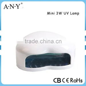 Professional Cheap Mini White Heart Shape 3W Nail Curing Machine LED Lamp UV thumbnail-1
