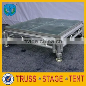 Hot Sale Compact Portable Dance Stage With 18mm Acrylic Surface thumbnail-1