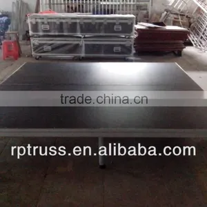 Factory Direct Folding Portable Stage With 4 Adjustable Legs thumbnail-4