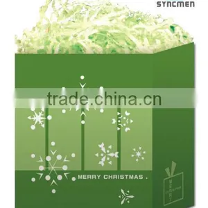 Colorful Custom Printed Christmas Paper Bag thumbnail-2