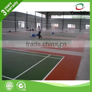 Silicon PU Synthetic Badminton Court Flooring Material thumbnail-2