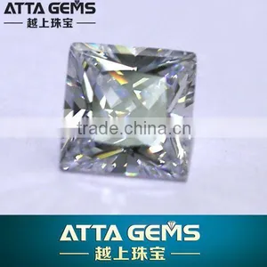 AAAAA Princess Cut 6*6m 1 Carat Cubic Zirconia thumbnail-1
