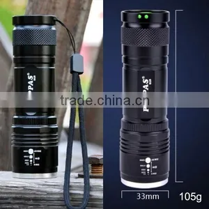 Wholesale Aluminum Waterproof 10w Led Flashlight Torch thumbnail-3
