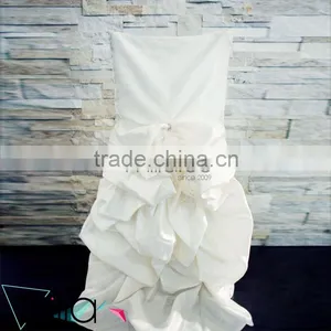 Taffeta Ruffled Chiavari Chair Covers for Weddings thumbnail-2