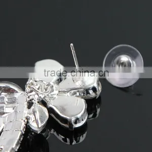 Latest Fashion Hot Sale Bling Fancy Crystal Earrings Wholesale J0784Y thumbnail-3