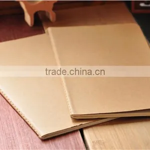 Blank Notepad Book Vintage Soft Copybook Daily Memos Kraft Cover Journal Notebooks thumbnail-6