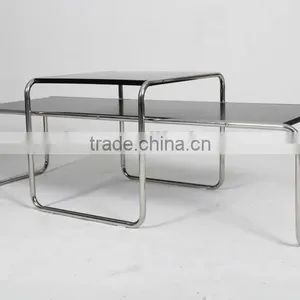 Wooden Black Cheap Rectangular Kivaha Coffee Table Set Wholesale thumbnail-3