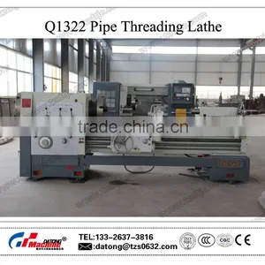 High Quality Q1322 Pipe Threading Lathe Machine For Sale thumbnail-3