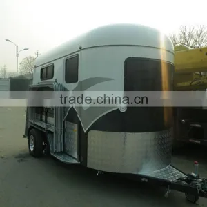 Deluxe Straight Load Horse Floats With Kitchenette &fence thumbnail-1