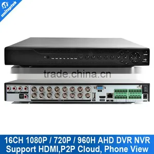 2.0MP CCTV Video Recorder DVR NVR HVR 3 in 1Security System 1080P 16CH AHD DVR thumbnail-1