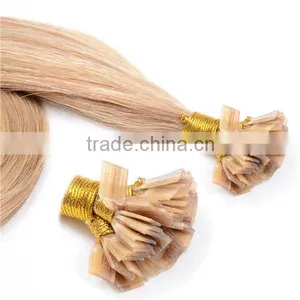 22inch 0.8g/strand Pre-bonded Remy Human Flat Tip Hair Extension/keratin Human Flat Tip Hair thumbnail-1