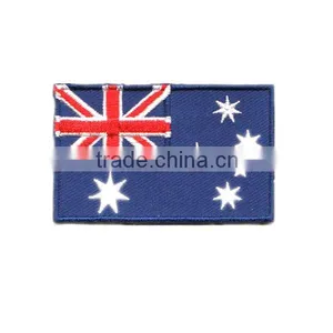 Australia Embroidered Country Flag Patch With Hook and Loop Backing thumbnail-1