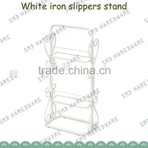 White Iron Slippers Stand thumbnail-1