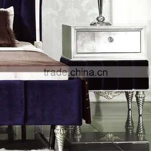 New Classical European Style Bedroom Furniture Set Bed Bedside Table Royal Chair thumbnail-3