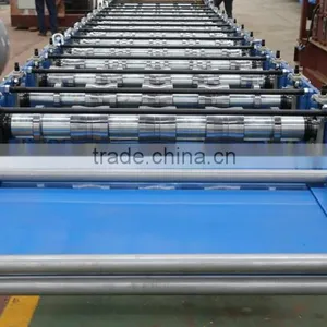 High Quality High Speed Metal Roof Panel Roll Forming Machine for Building Material thumbnail-2