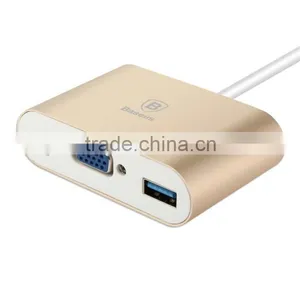 Baseus 2A Type-C To VGA+ HUB Adapter thumbnail-6