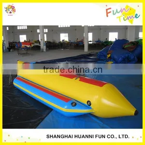 2015 PVC Inflatable Double Lane Banana Boat for Sale thumbnail-5