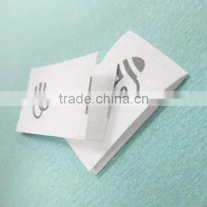 High Quality Soft Feeling Dull Satin Printed Baby Garment Main Label thumbnail-4