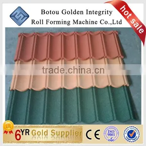 Color Stone Sand Blasting Coated Steel Roof Machine thumbnail-3