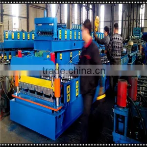 Fully Automatic Roofing Corrugated Sheet Cold Roll Forming Machine thumbnail-1