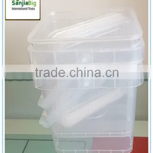 2L 5L 8L 10L 15L 20L Square Plastic Food Buckets With Many Colors thumbnail-4