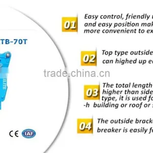 BLTB-70T Excavator Hydraulic Breaker Jack Hammer With High Quality and Good Price for 4-7 Ton Excavator thumbnail-2