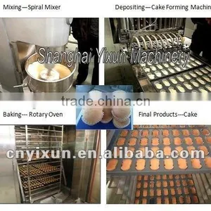Economic Food Confectionery Professional Good Quality ce Steamed Cake Line Making Machine thumbnail-1