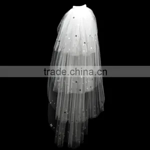 Bridal Veils Wholesale Wedding Accessories Bridal Veils 100% Polyester Bridal Veils thumbnail-3