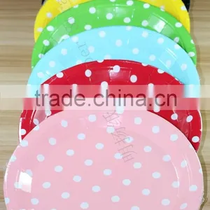 Christmas Dinner Disposable Dot Paper Tableware thumbnail-1