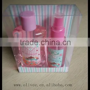 Sweet Strawberry 180ml Shower Gel, 120ml Body Spray Christmas Bath Gift Set thumbnail-5