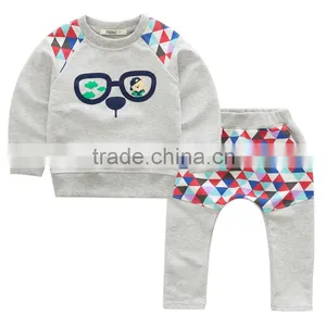 Custom Baby Sweat Suit/Children Autumn Wholesale Kids Sweat Suits thumbnail-6