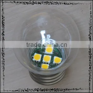 LED PC Clear Shell G45 Color Light Bulb 1W E27 / B22 , PC Cover , IP45 , CE & ROHS thumbnail-1