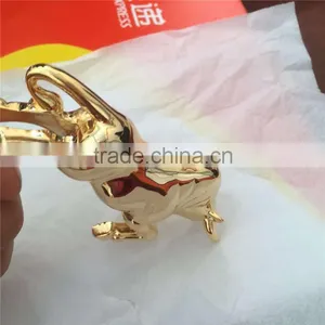 Cow Shape Style Advertising Artwork in Real Gold Plating and Chrome Plating thumbnail-4