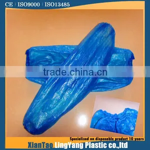 Blue PE Arm Sleeves Hand-made Disposable thumbnail-1