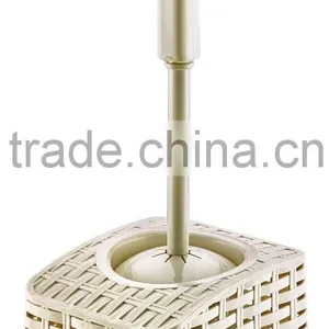 Toilet Brush - Rectangular Rattan Design thumbnail-4