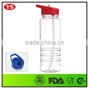 750ml Bpa Free Clear Water Tritan Tumbler Bottle thumbnail-5