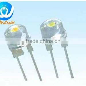 0.5W 0.75W Super Bright LED 8mm Straw Hat Lamp thumbnail-1