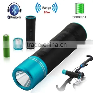 Light Rechargeable Flashlight Bluetooth Speaker Multifunctional 5 Modes Waterproof Anti-distortion For Emergency Use thumbnail-2