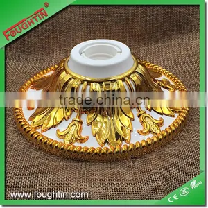 E27/B22 Golden Flower Type E27 Lamp Holder Plastic Lamp Base thumbnail-4