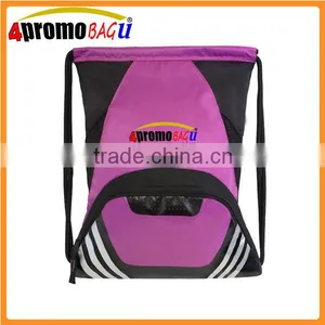 2016 Promotional Small Polyester Drawstring Backpack thumbnail-4