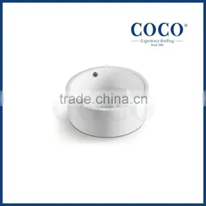 Bathroom Ceramic 410mm Round Shape Hand Wash Sink thumbnail-1