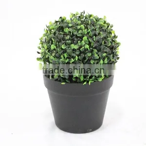Making Small Artificial Decorative Grass Ball Bonsai Sale thumbnail-2