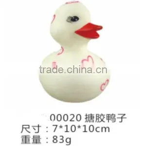 Red Heart Rubber Bath Duck /loving Heart Rubber Duck/Valentine's Day Rubber Duck thumbnail-1
