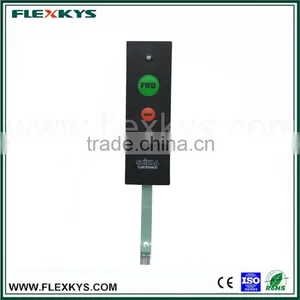 New Fashion Embossing Key Poly Dome Tactile Feedback 2.54mm Zif Connector Led Membrane Switch thumbnail-1