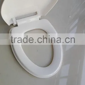 FG720PP-- PP Material Ergonomic Toilet Seat With Matched Plastic Hinges Elongated Toilet Seat, White thumbnail-2