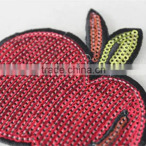 Good Price Embroidery Patch Red Cherry Printting Sew on Collar for Sale thumbnail-4