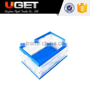 Recyclable Fruit Storage Plastic Collapsing Folding Crate thumbnail-1