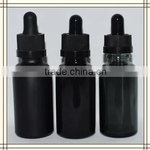 Vaporizer Glass Bottles 30ml Dropper Bottle Glass Black thumbnail-1